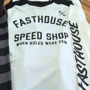 Fasthouse Carbon Black and White Men's XL riding outfit